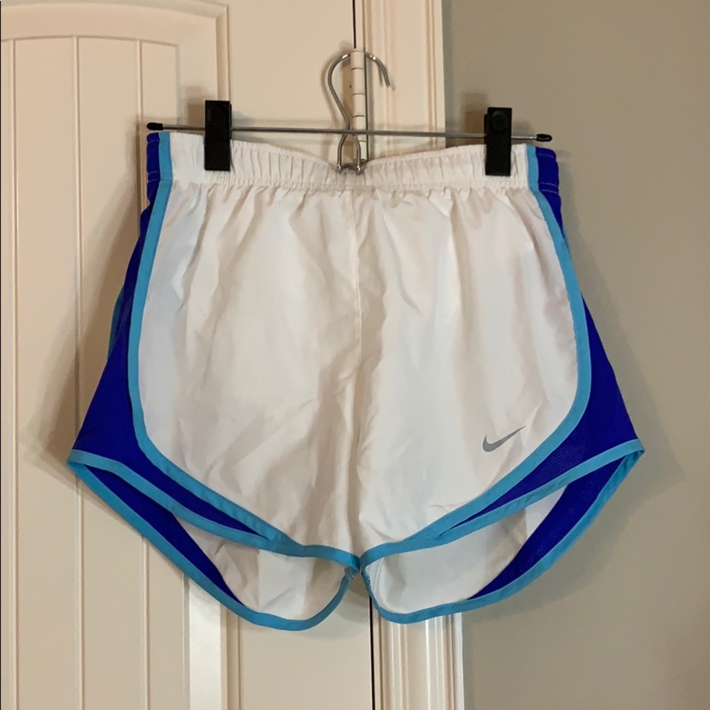 S White/blue Nike Shorts